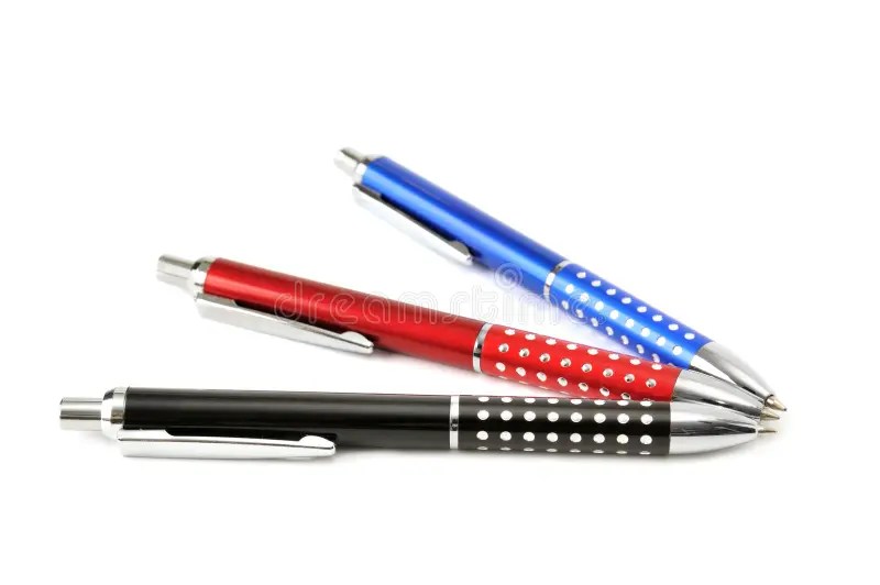 Ballpoint in male hand stock photo. Image of person 16517606