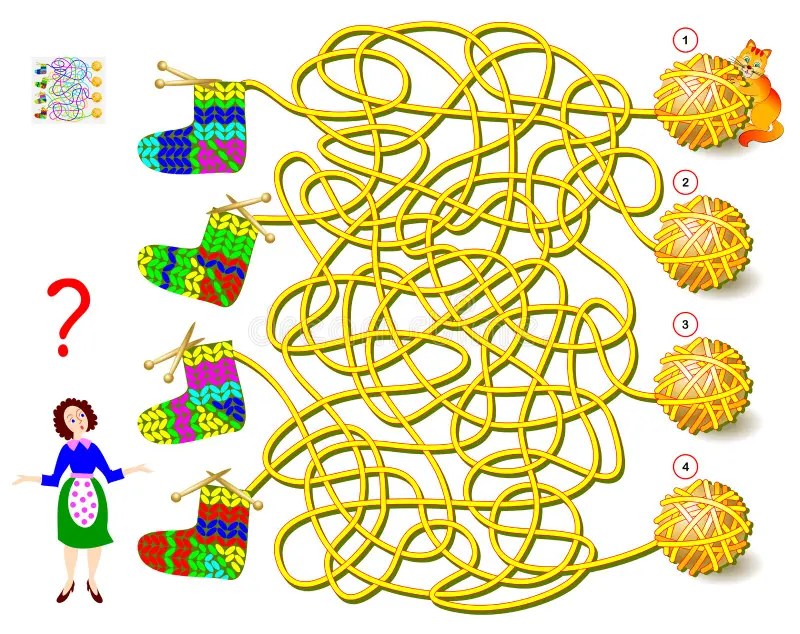 Yarn Maze Stock Illustrations 107 Yarn Maze Stock Illustrations