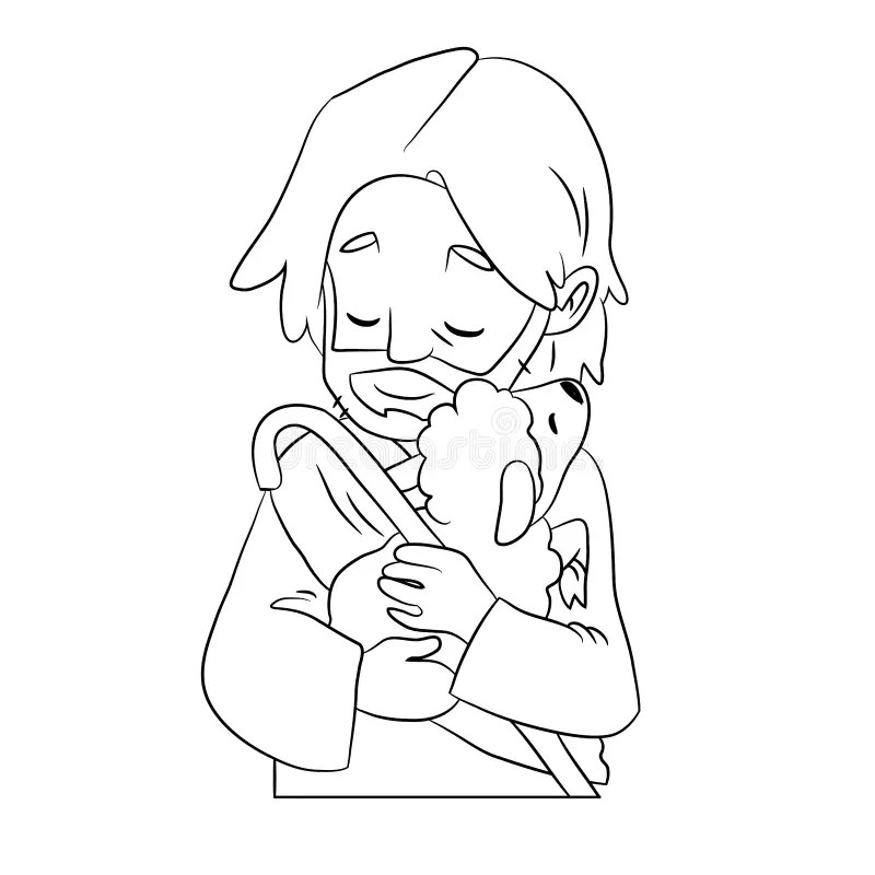Jesus Hand Coloring Page