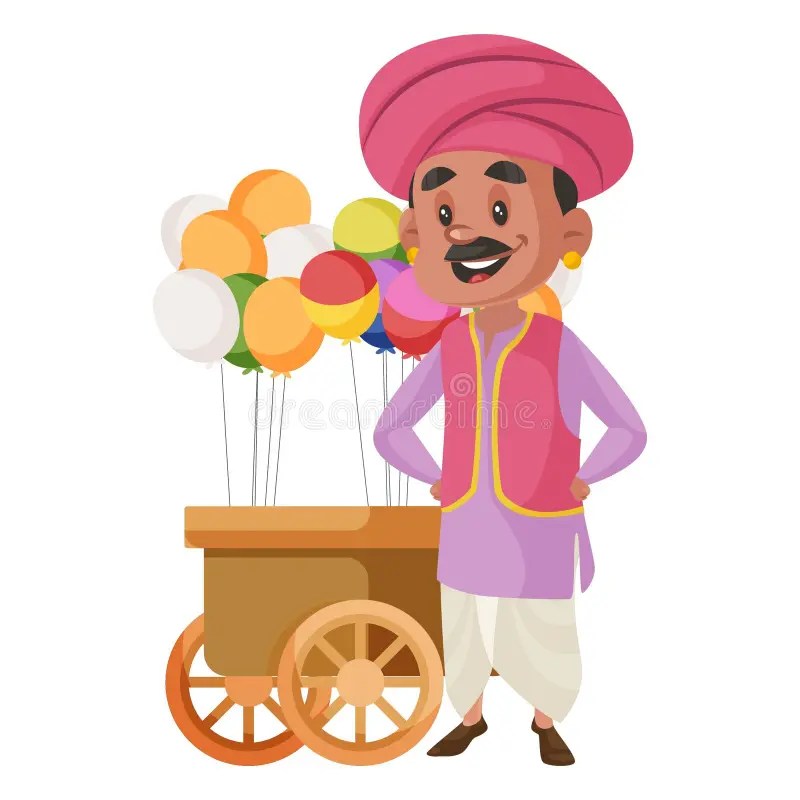 Balloons Seller Stock Illustrations 188 Balloons Seller Stock