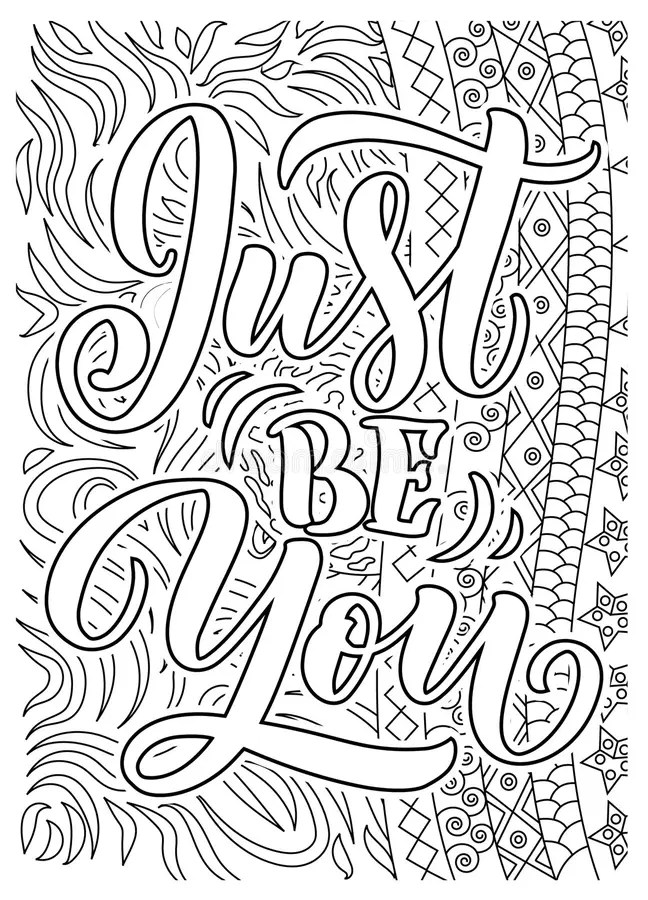Woman Inspirational Quote Coloring Pages for Adults, Motivational