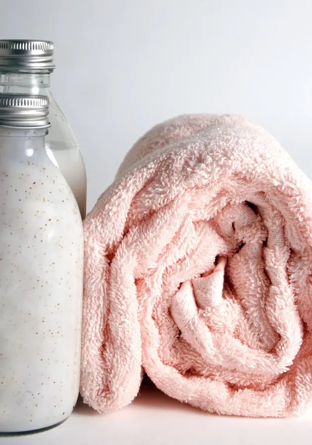 Bath items stock image. Image of bathtub, mineral, relax 1855685