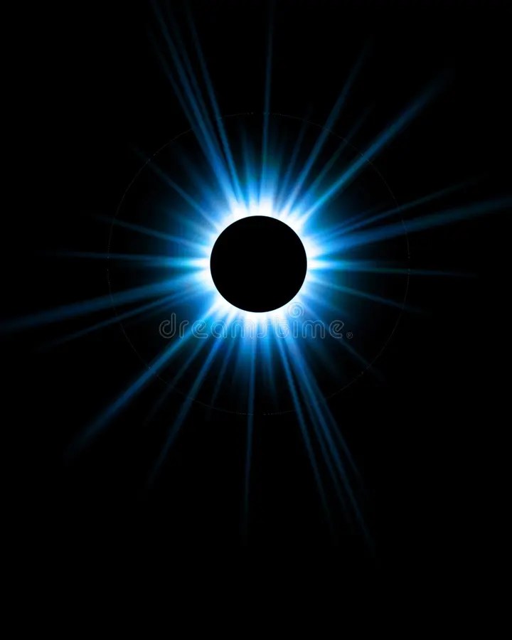 Eclipse 1 stock illustration. Illustration of cloud, heaven 5406917