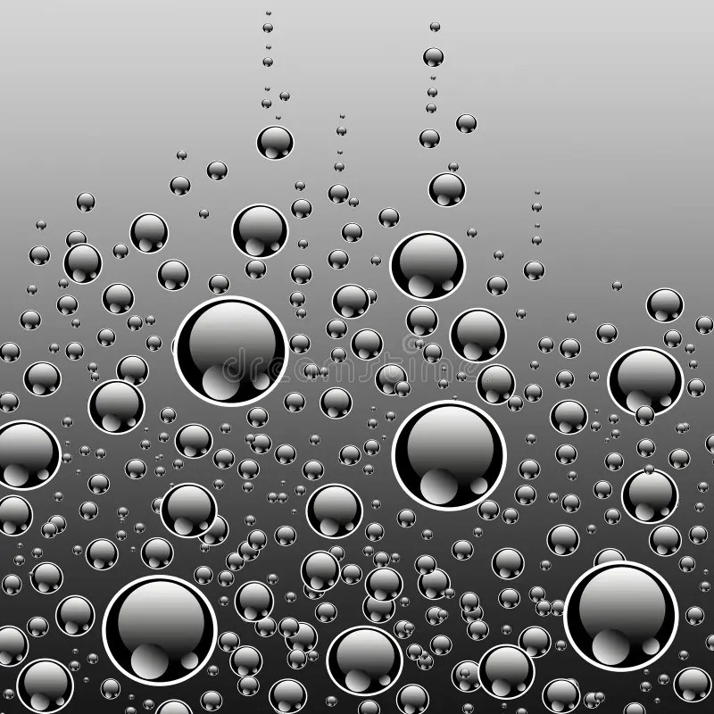 Black bubbles background stock illustration. Illustration of spatial