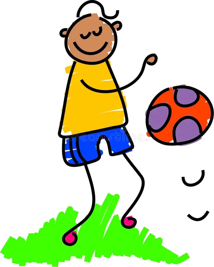 Bouncing ball stock illustration. Illustration of kids 598917