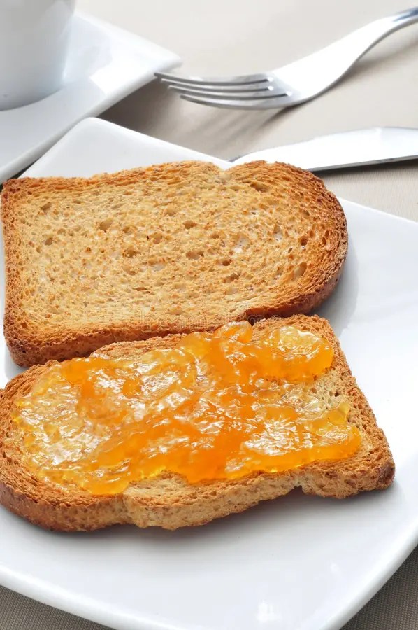 Toasted Bread Slices, And Garlic, Olive Oil And Tomato