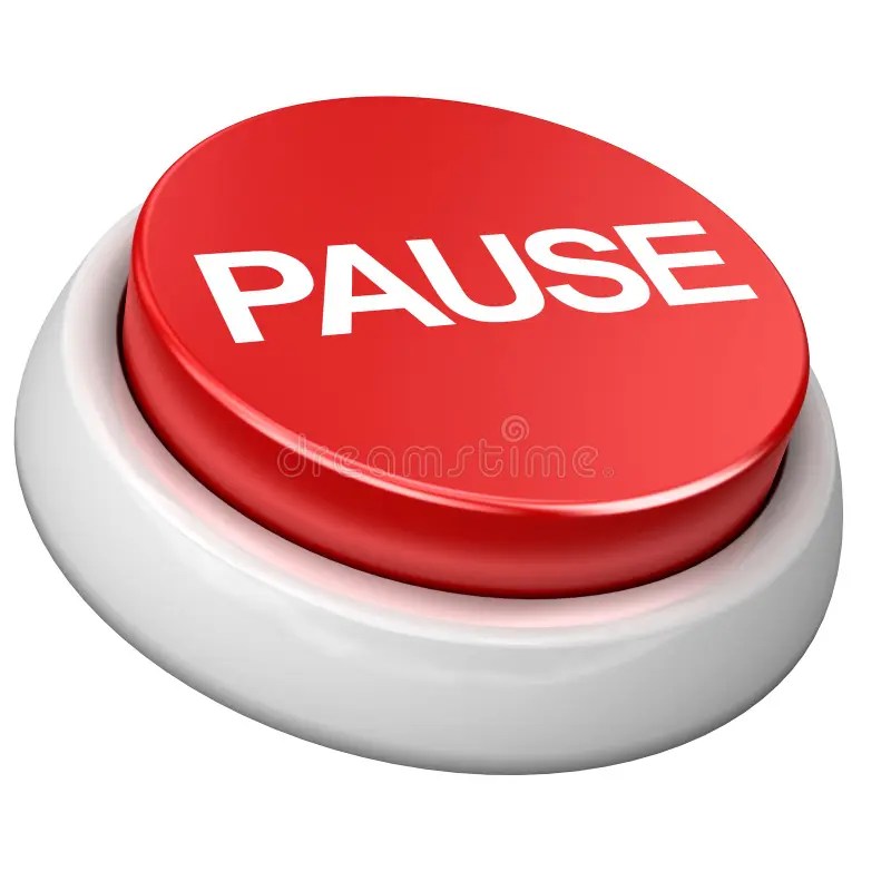 Button pause stock illustration. Illustration of dimensional - 6439579
