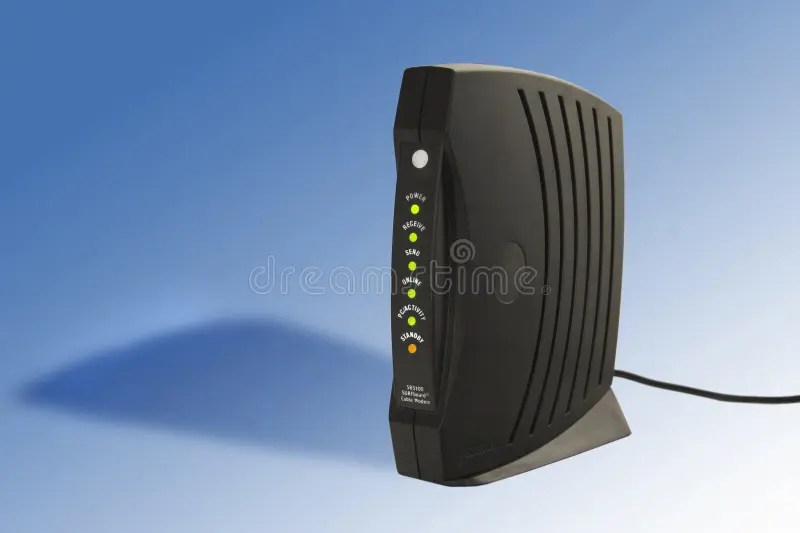 MTA cable modem stock image. Image of high, communications 781069