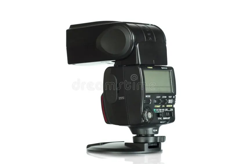 Camera flash stock photo. Image of close, flash, moment 5423668