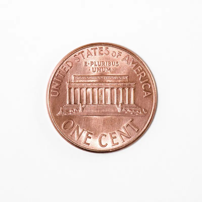 Centesimo fotografia stock. Immagine di valuta, rotondo 5231866