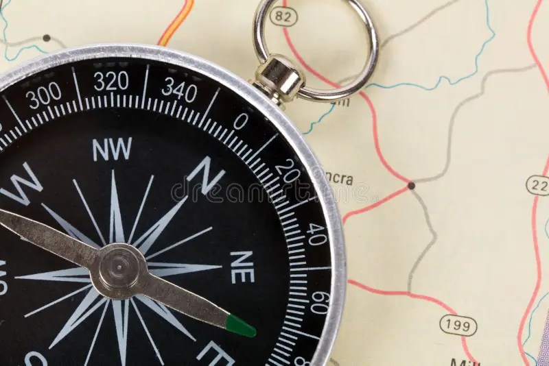 Compass and map stock photo. Image of world, east, chart 5385236