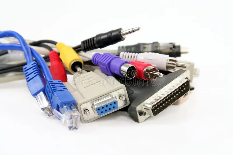 Computer cables stock photo. Image of fast, connect, intricate 678532