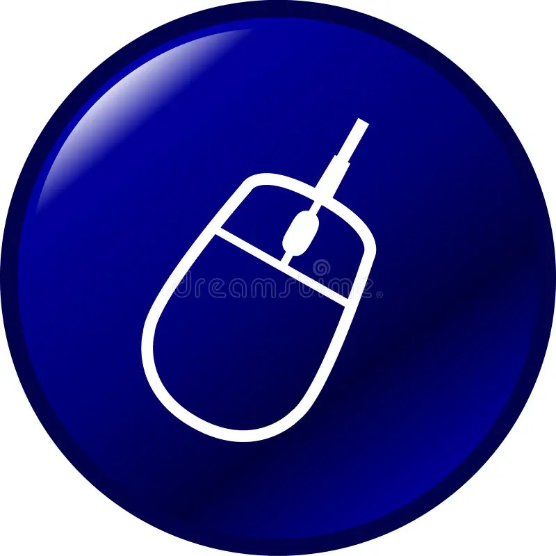 Computer Mouse Control Vector Button Stock Vector Illustration of syndrome, ball 10076009