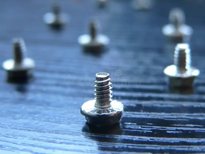 Computer screws stock photo. Image of computer, bolts, bolt 389770