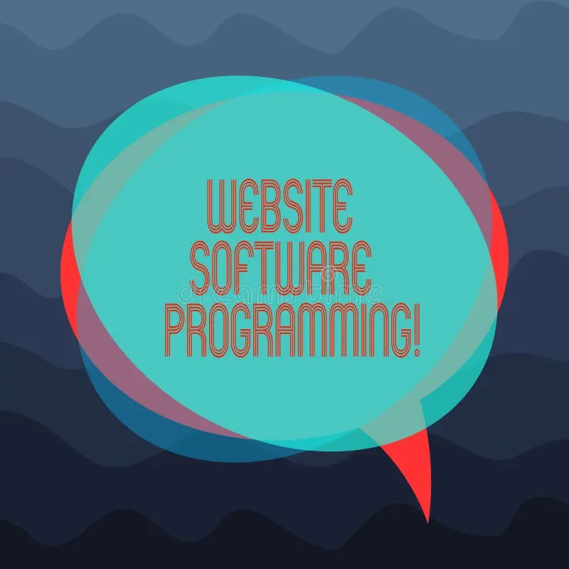 Conceptual Hand Writing Showing Website Software Programming. Business