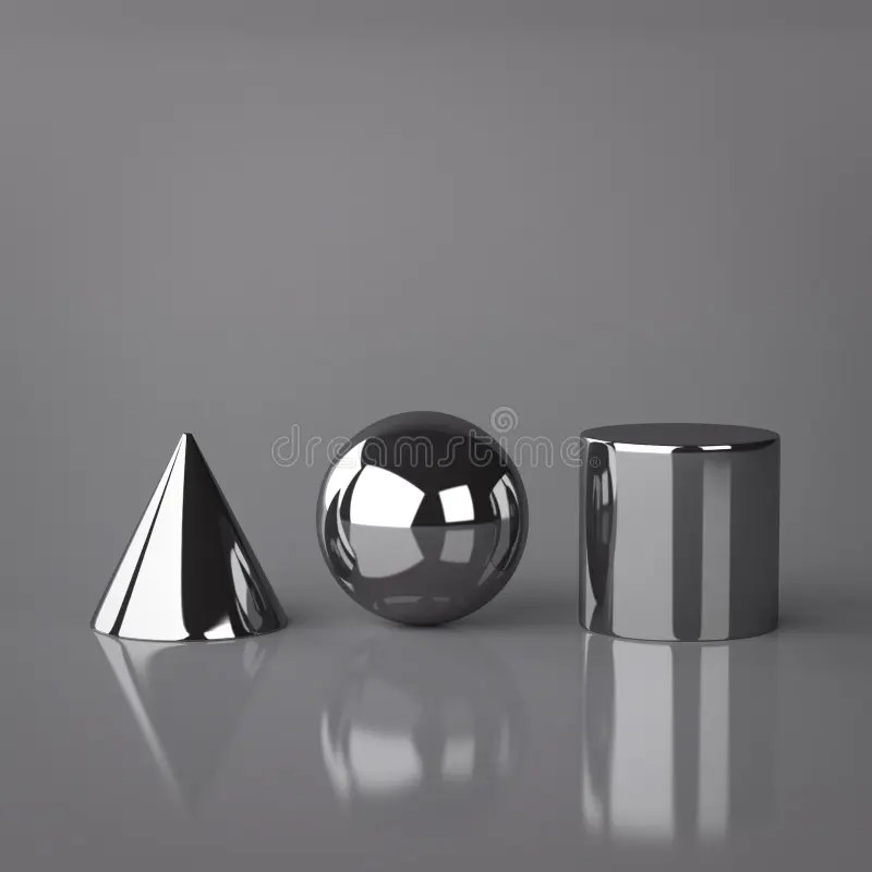 Cone, Esfera E Cilindro Fotografia de Stock Imagem 29551272