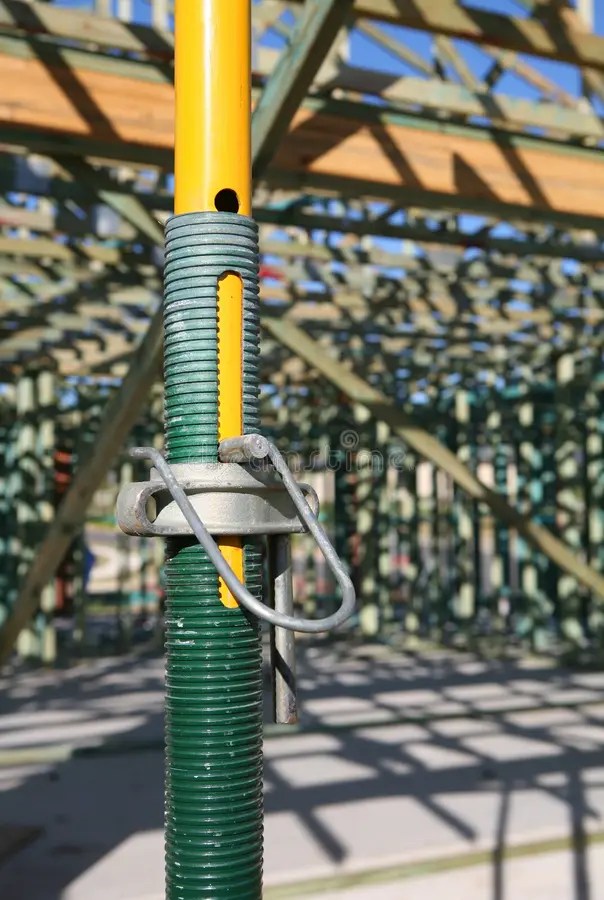 Construction Jack stock image. Image of steel, adjustable 888769