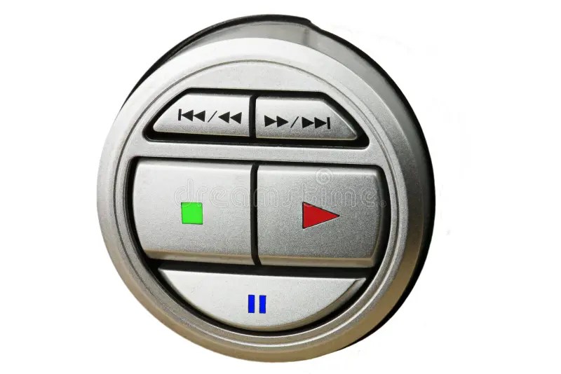 Control button stock photo. Image of forward, macro, equipment 4747406