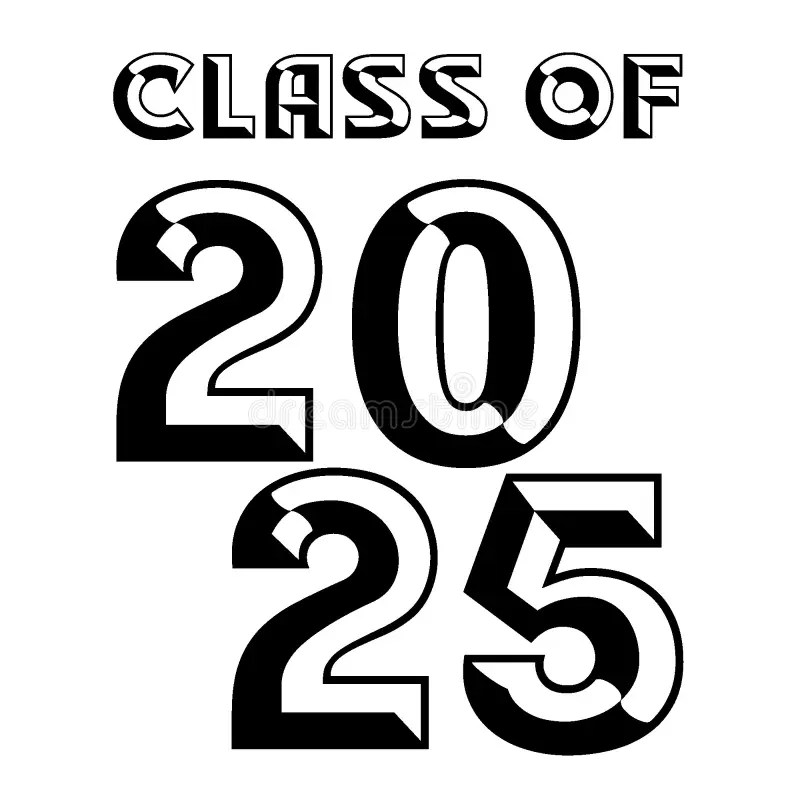 Class of 2025 Vector T Shirt Design, Class Graduate Stock Vector Illustration of seniors