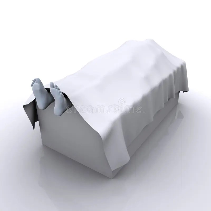 Corpse stock illustration. Illustration of medical, funeral 18825204