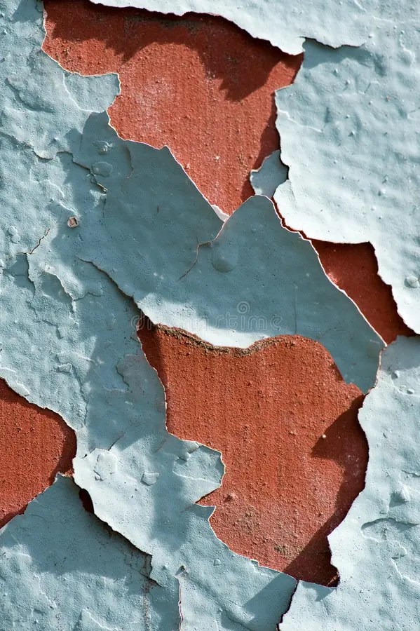 Cracked Paint Picture. Image 4034026