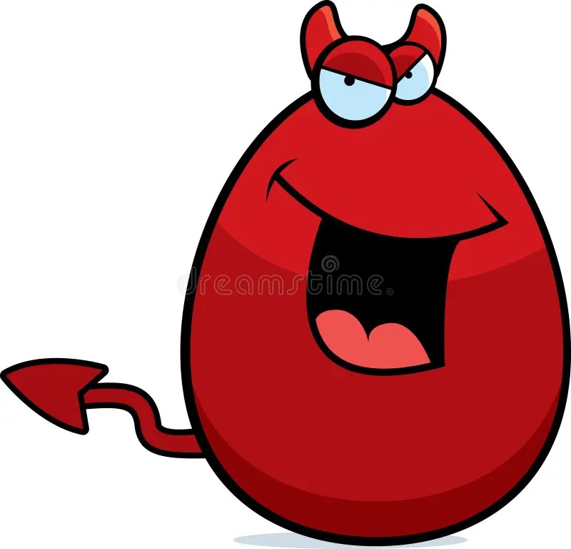 Deviled Egg Smiling stock vector. Illustration of horns 11301741