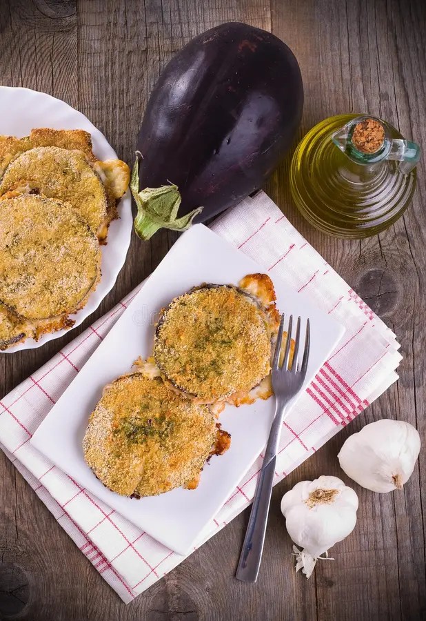 Eggplant cutlets. stock image. Image of food, ingredient 28217841