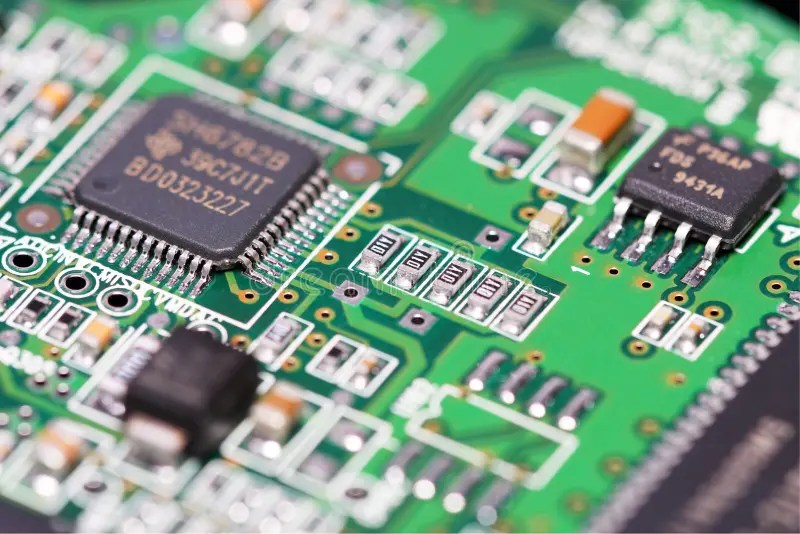 Electronic Components stock photo. Image of component 5845926