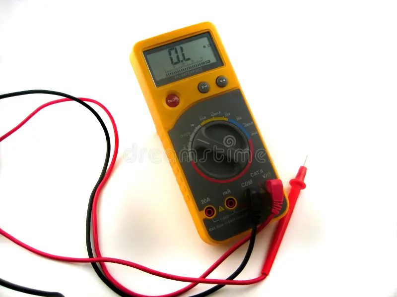 Electronic multimeter stock photo. Image of engineering 937136