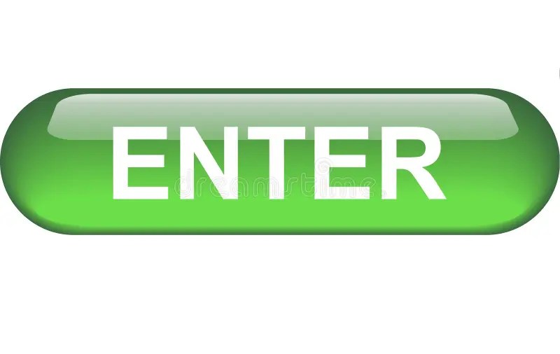 Enter Button stock vector. Illustration of isolated, green - 2232912