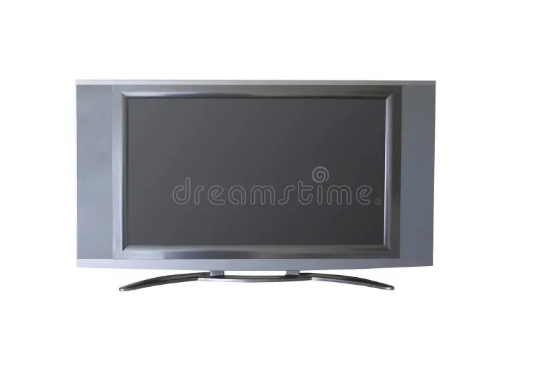 Flat Screen Tv Lcd or Led Realistic Illustration Stock Photo Image of