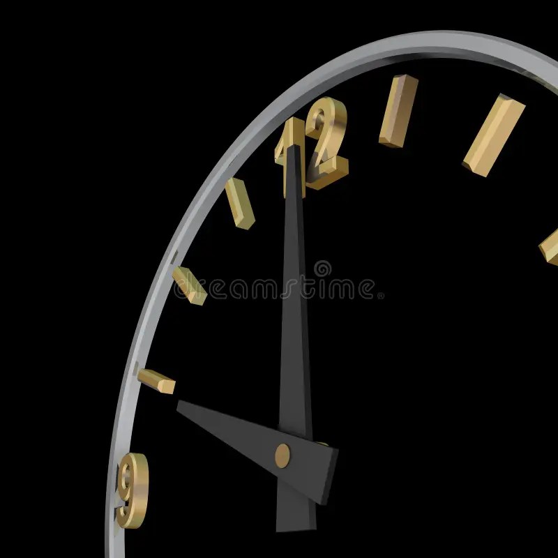Floating Clock stock illustration. Illustration of hands 10467059