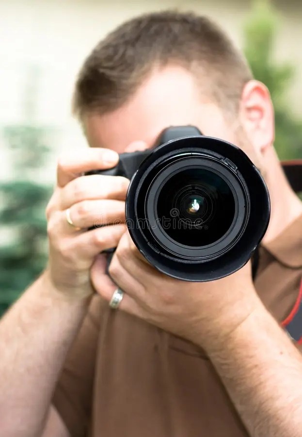 Fotograf fotografering för bildbyråer. Bild av tillf, kamera 5768913
