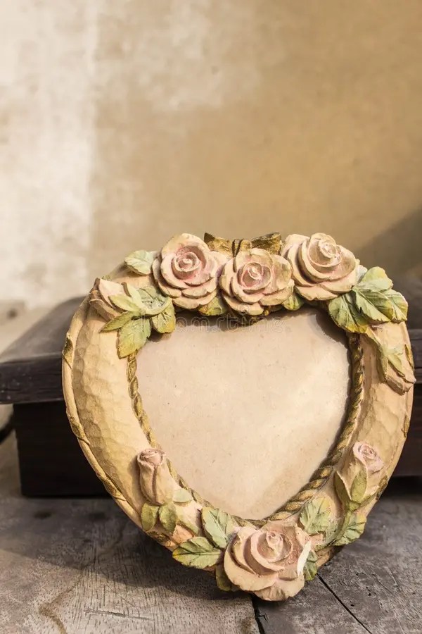 Frames on a Table with Black and White Backgrounds Stock Photo Image