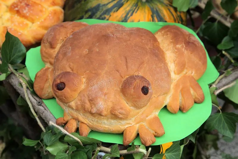 Frog bread stock image. Image of holly, natural, frog 16651107
