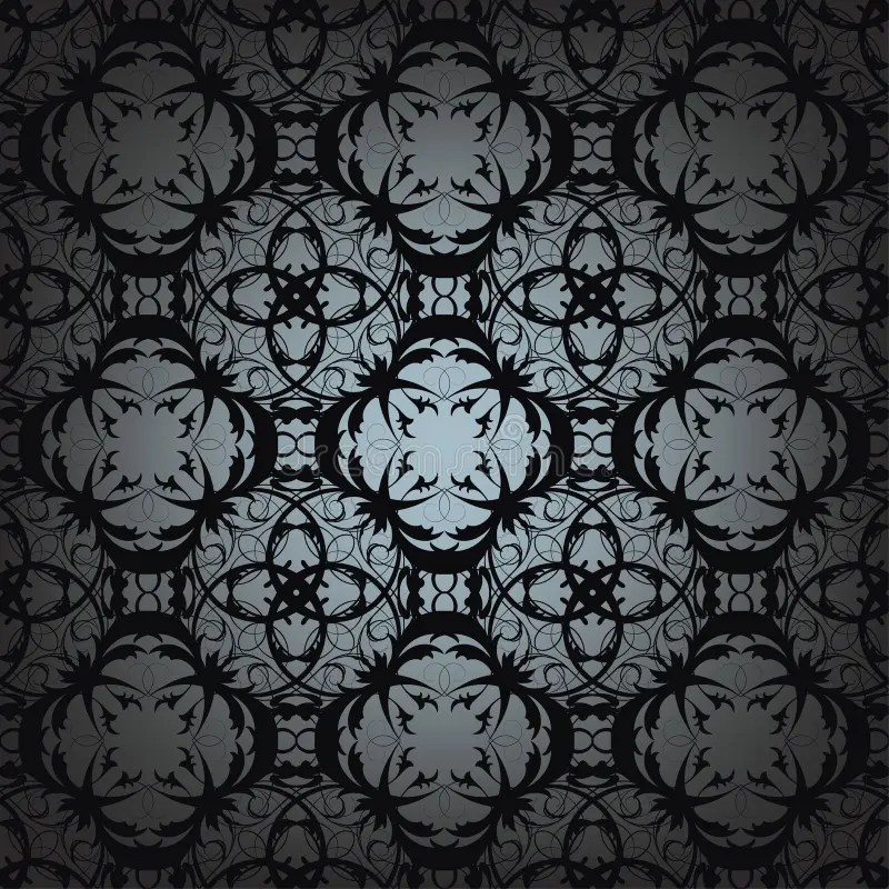 Gothic seamless pattern stock vector. Illustration of fashion 18564667