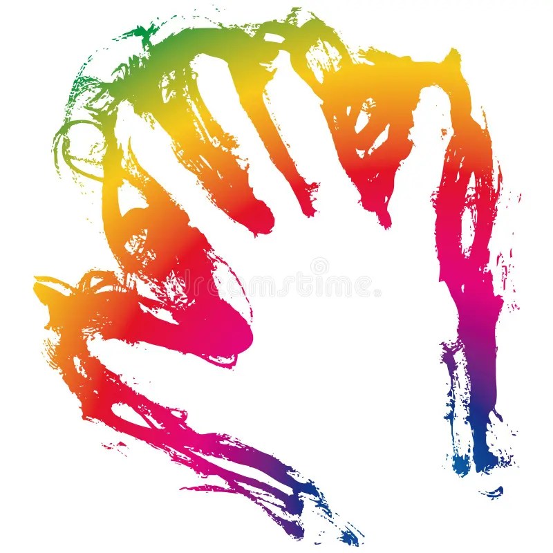 Hand (vector) stock vector. Illustration of artist, green 9316724