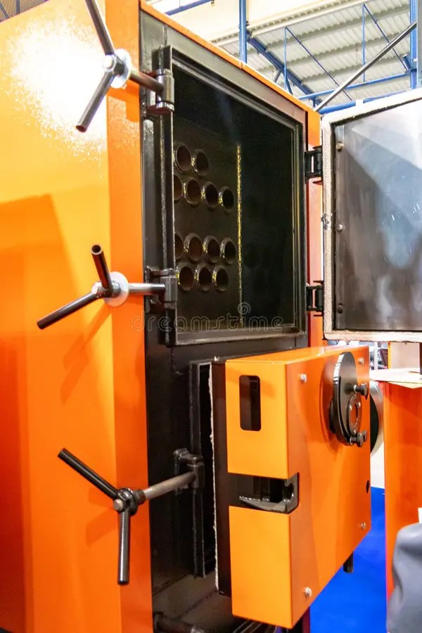 Heating Boiler Connection System in the House Stock Image Image of