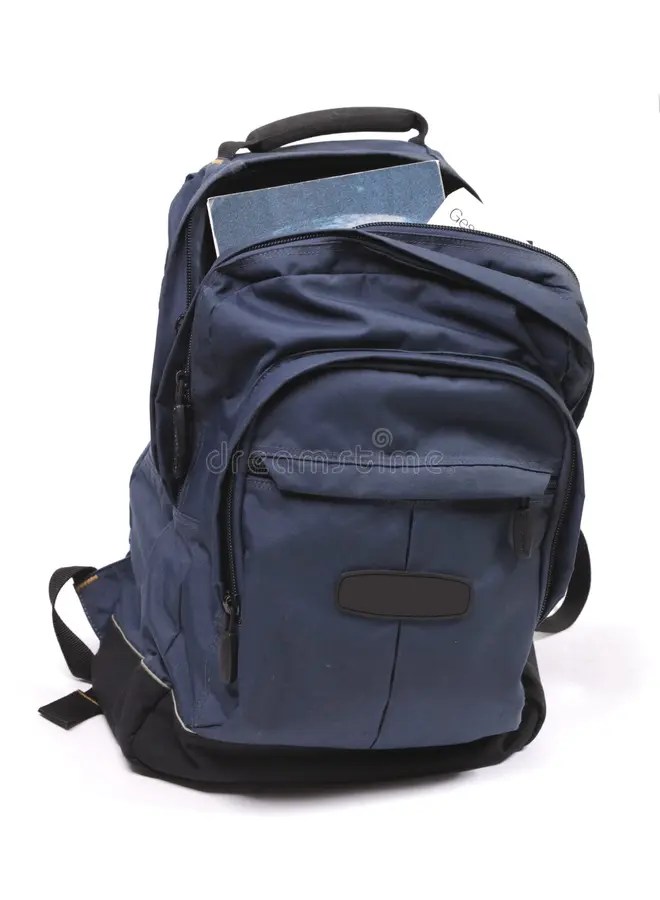 Heavy Study Load in Backpack Stock Photo Image of educational