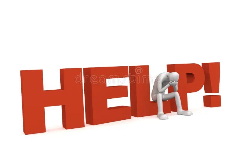 Help! stock illustration. Illustration of person, abstract - 13742350