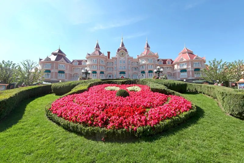 Hotel Di DISNEYLAND PARIGI Mickey Mouse Immagine Stock Editoriale