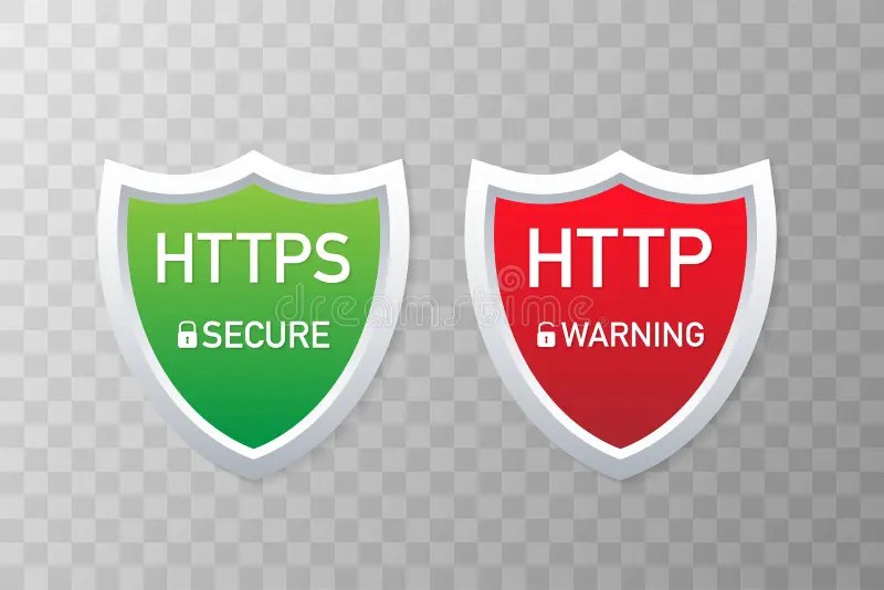 HTTP Secure stock illustration. Illustration of internet - 29596873