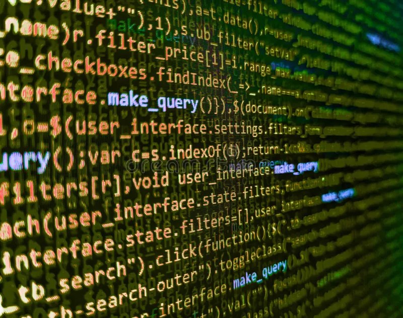 Connection Stream Flow Concept. RNN Neural Network Source Code