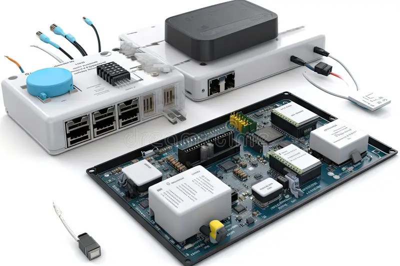 Iot Sensor System, with Sensors Monitoring and Recording Data from a
