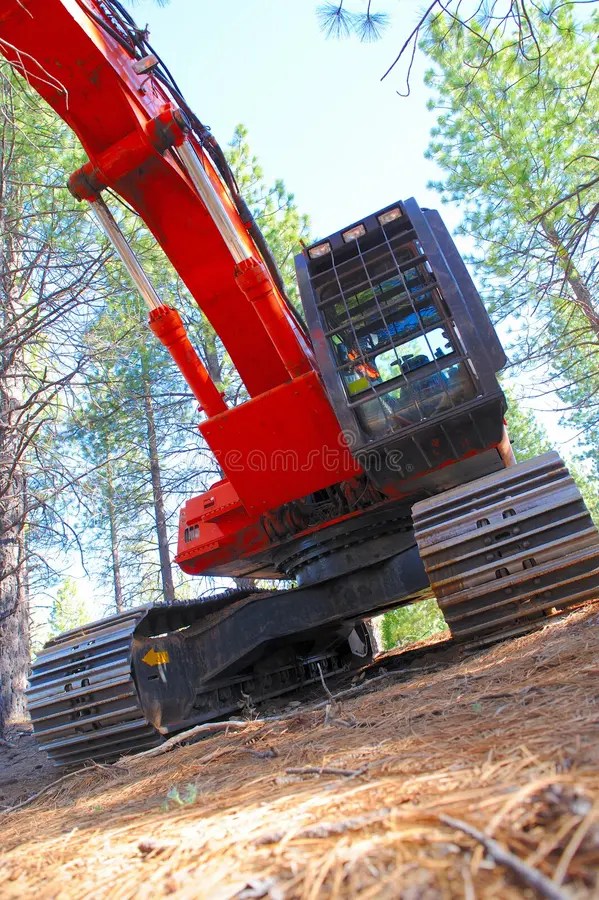 Logging Tractor stock photo. Image of logging, tree, earth 9453570