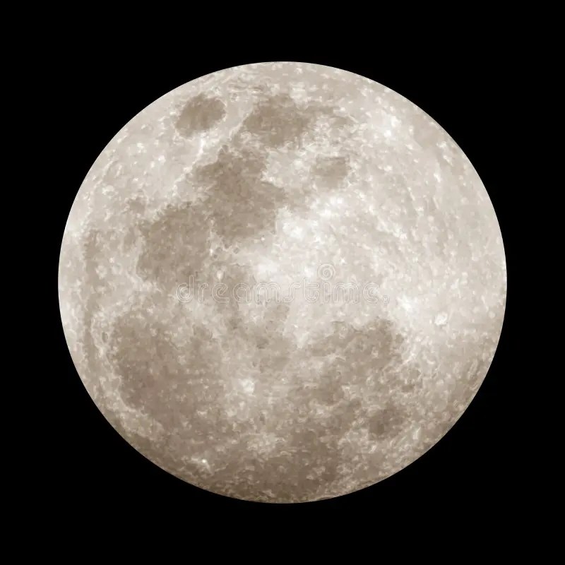 Aparição da Lua cheia na sextafeira 13 volta depois de quase duas Desenhos Animados Da Lua Cheia Ilustração do Vetor Ilustração de