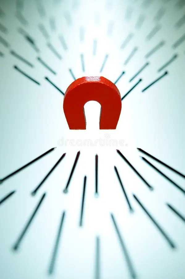Horseshoe And Iron Filings Stock Photo Image of force