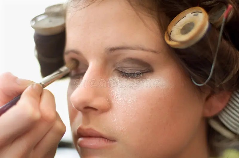 Make Over stock photo. Image of artist, female, lady, hairdressing 610060