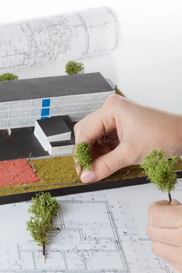 Making a model stock photo. Image of home, measurements 29234764