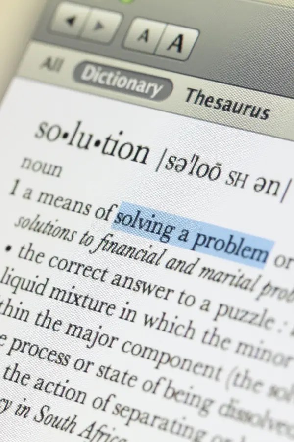 What is another word for solution WordHippo